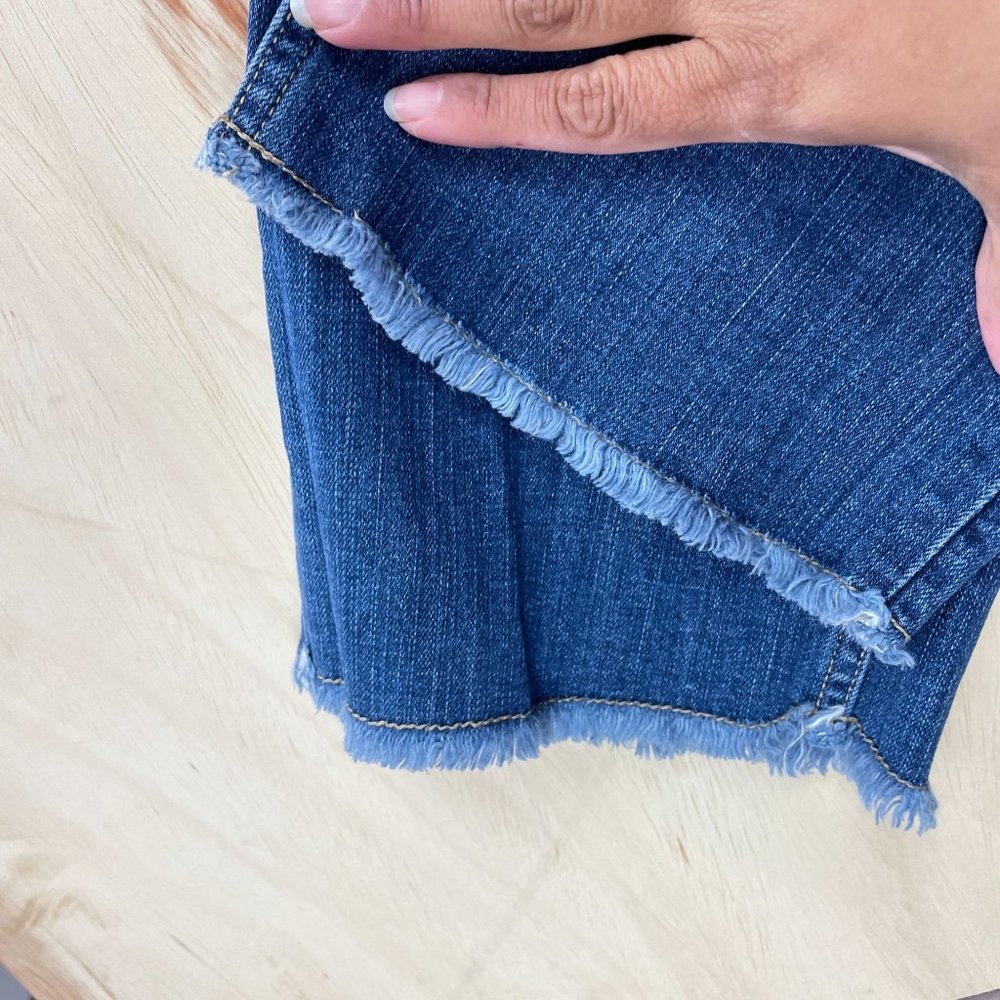 H&M Label of Graded Goods Jean Womens Sz 27 | 4 Raw Edge Mid-Rise 26" Inseam - Picture 4 of 8